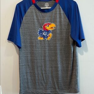 Worn once Rivalry Threads Blue and Gray Short Sleeve Tee